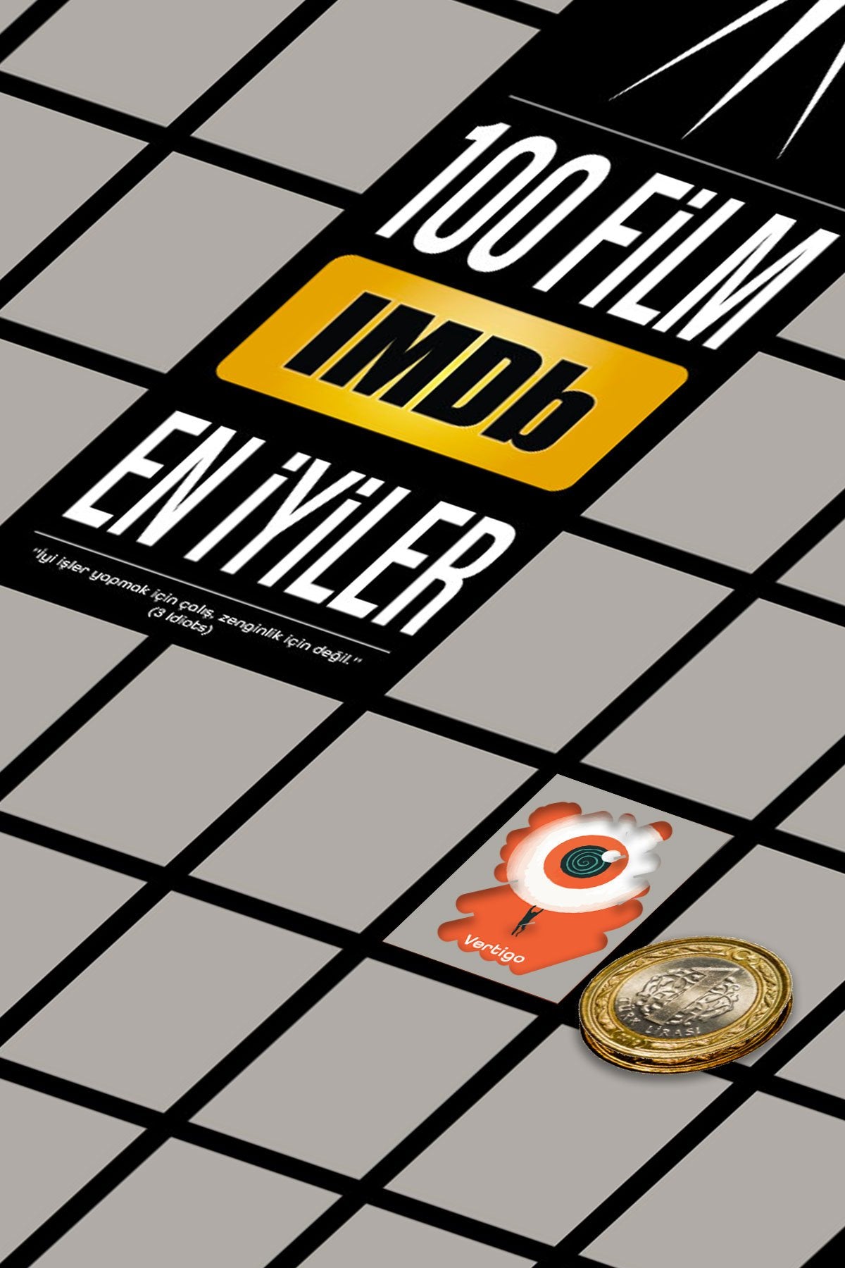 Imdb Top 100 Kazıkazan Film Posteri, Kazınabilir Poster, En Iyi 100 Film Kolay Kazıma Yeni Versiyon