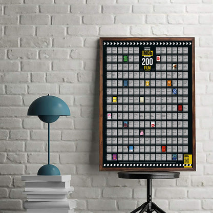 IMDB 200 Kazı İzle Kazınabilir En İyi 200 Film Posteri Tüm Zamanların En İyileri Dev Boy XL