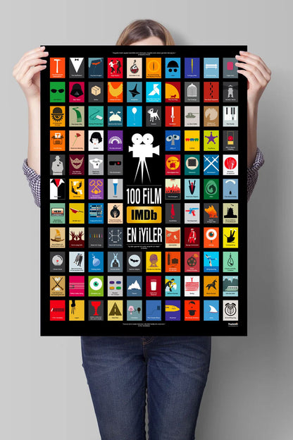 Imdb Top 100 Kazıkazan Film Posteri, Kazınabilir Poster, En Iyi 100 Film Kolay Kazıma Yeni Versiyon