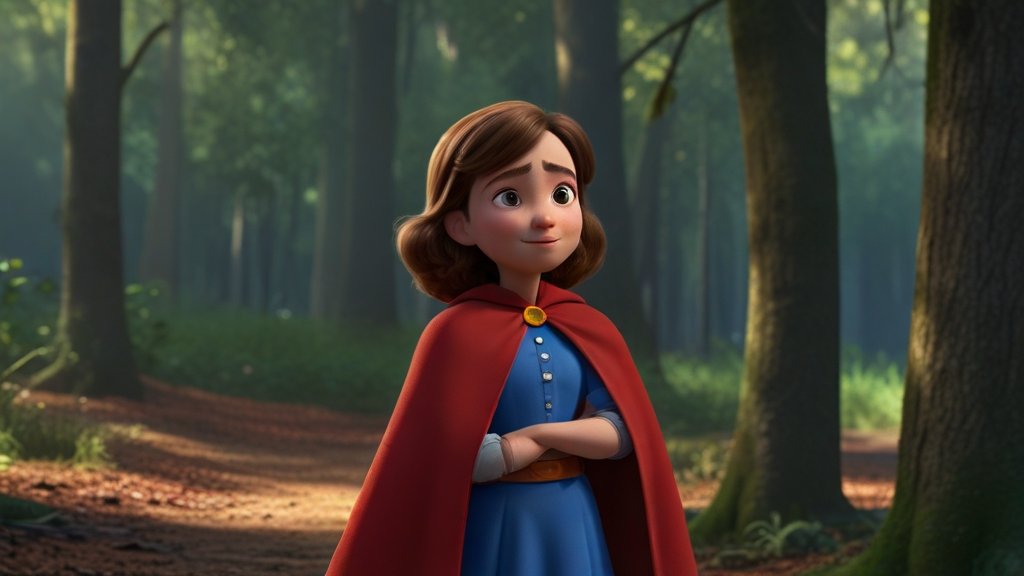 Kırmızı Pelerinli Kızın Macerası Masalı