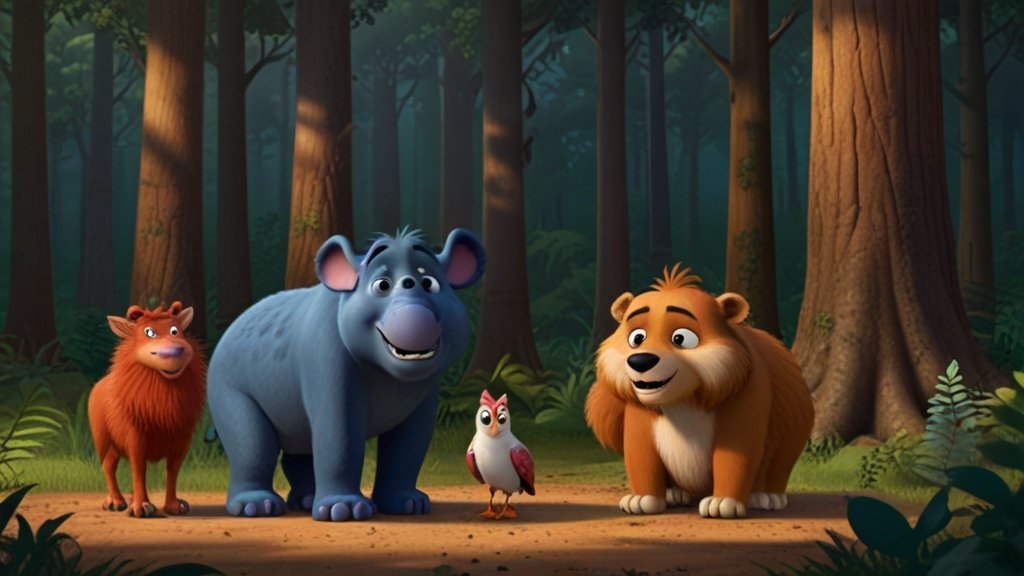 Konuşan Hayvanlar ve Gizemli Orman Masalı