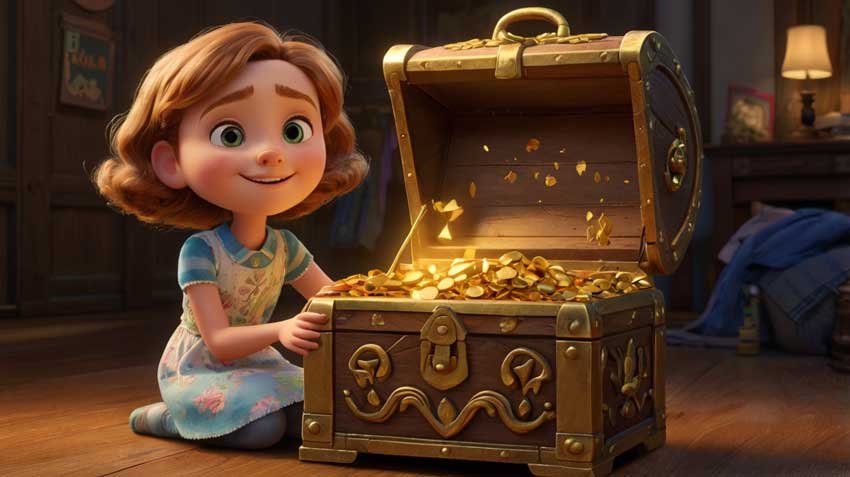 Altın Sandık ve Genç Kız Masalı