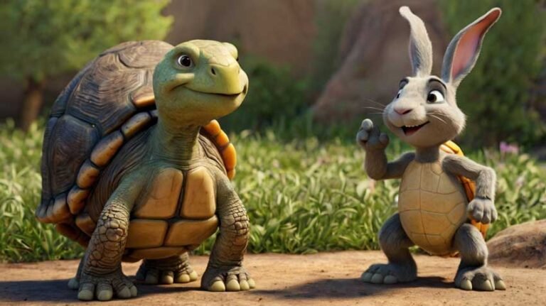 Kaplumbağa ile Tavşanın Uzun Yolculuğu Masalı