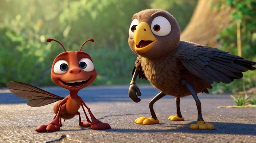 Kartal ile Karınca'nın Dostluğu Masalı