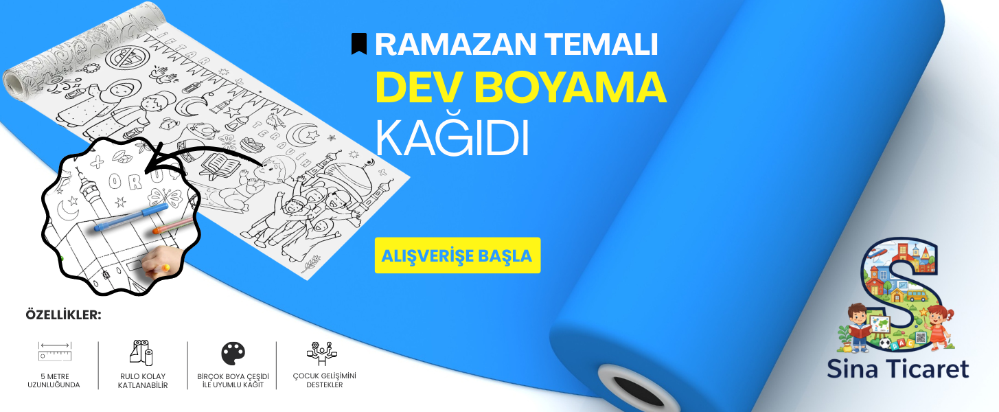 Ramazan Temalı Dev Boyama Ruloları